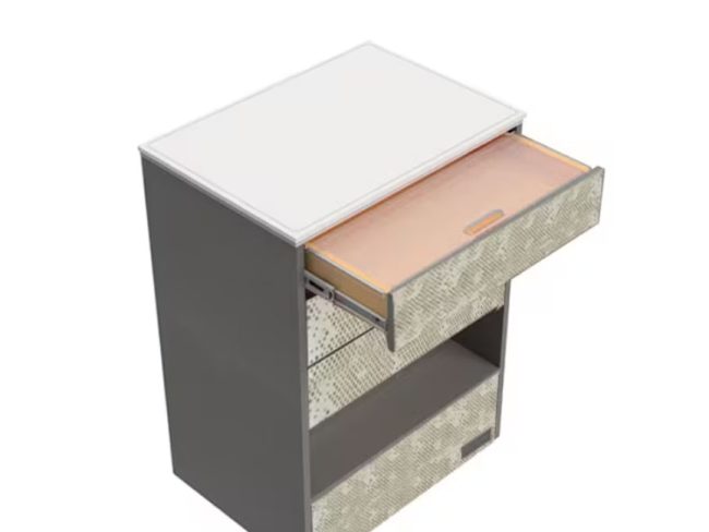 Clodagh Trolley - Canopy Top Drawer Pull Out Workshelf