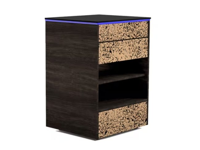 Clodagh Trolley - Leaf and Shade Walnut