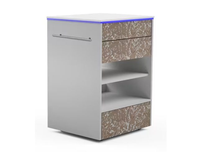 Clodagh Trolley - Leaf and Shade with Towel Rack