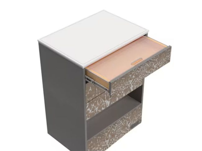 Clodagh Trolley - Leaf and Shade Top Drawer Pull Out Workshelf