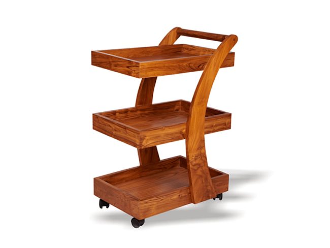 Neel Wooden Spa Trolley