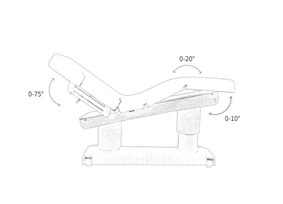 HZ-3838 Elite 4-Motor Electric Spa Treatment & Massage Table HZ-3838 Elite 4-Motor Electric Spa Treatment & Massage Table - Image 21