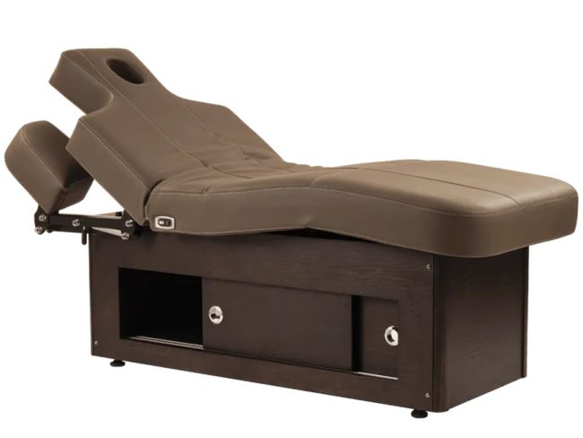 Raman Electric Spa Massage Table Lowered Armrest