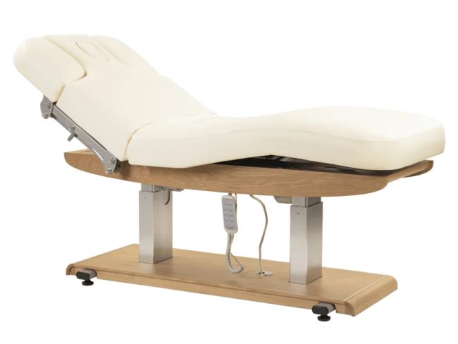 Tejas Electric Spa Massage Table Cream Colored
