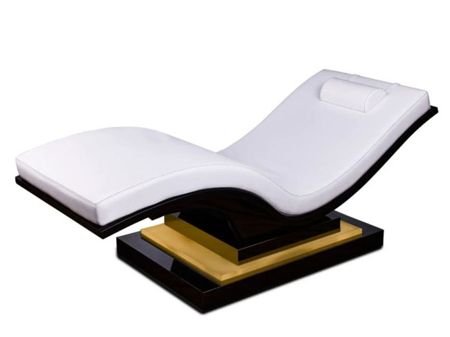 Wave Reset™ Lounger with IceBlock™ Chromatherapy Base Yellow LED