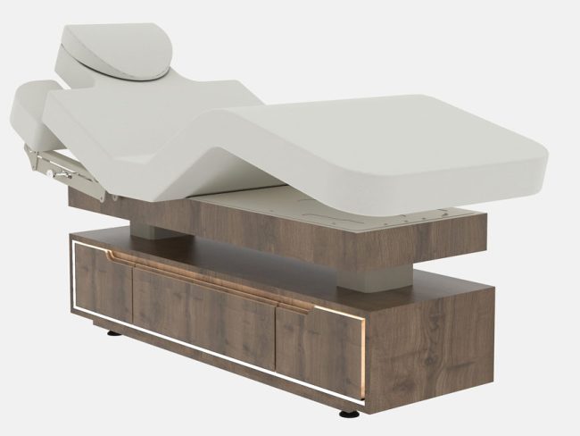 Yui Lg Wma Treatment Bed Back and Foot Section Section Raised